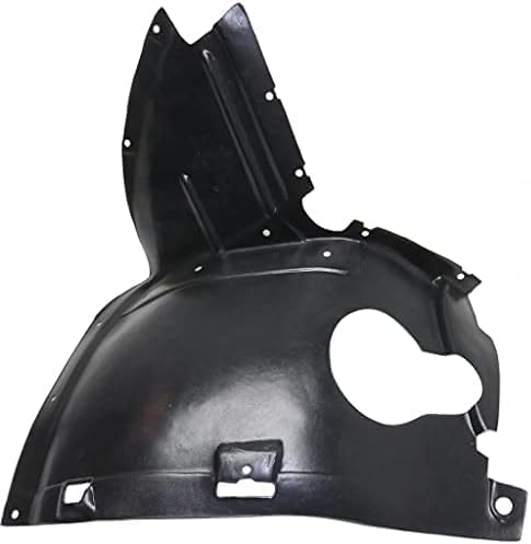Front Section Fender Liner Right Passenger Side Direct Replacement Compatible With 2009-2011 Audi A3 AU1250108 8P0821191D