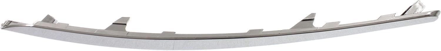 Front Bumper Molding Chrome Left Driver Side Direct Replacement Compatible With 2011-2016 Kia Sportage KI1046103 865813W000