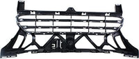 Front Bumper Center Grille Primed Plastic Direct Replacement Compatible With 2011-2014 Porsche Cayenne PO1036107 95850568301