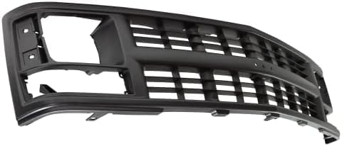 Front Grille Painted Silver Gray Shell And Cross Bar Insert Direct Replacement Compatible With 1994-2000 GMC C/K Series / 1994-1999 Suburban GM1200358 15709236
