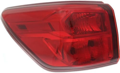 Tail Light Outer Assembly Left Driver Side Direct Replacement Compatible With 2017-2020 Nissan Pathfinder NI2805109 265509PF0A