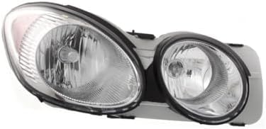 Set of 2 Front Headlight Assembly Right Passenger & Left Driver Side Direct Replacement Compatible With 2005-2007 Buick Allure/LaCrosse GM2518142 GM2519142 25942066 25942067