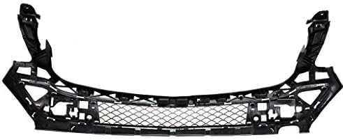 Front Bumper Center Upper Grille Textured Gray Plastic Direct Replacement Compatible With 2016-2019 Mercedes Benz GLE- Class MB1041123 1668853965