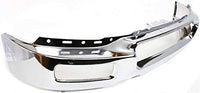 Front Bumper Face Bar Chrome + Lower Valance Primed With Fog Light Holes Direct Replacement Compatible With 2004-2005 Ford F-150 FO1002390 FO1095206 4L3Z17757BA 4L3Z17626BAB