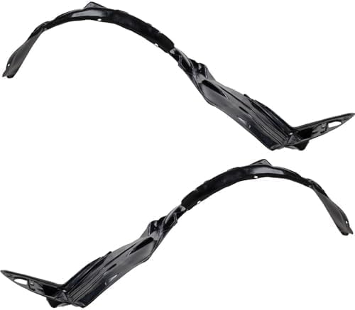 Set Of 2 Front Fender Liner Right Passenger & Left Driver Side Direct Replacement Compatible With 2001-2003 Honda Civic HO1249109 HO1248109 74151S5A000 74101S5A000
