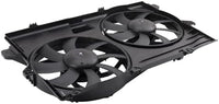 Front Radiator Cooling Fan Assembly Plastic Direct Replacement Compatible with 2007-2009 Ford Edge/Lincoln MKX FO3115175 7T4Z8C607B 9T4Z8C607A-PFM
