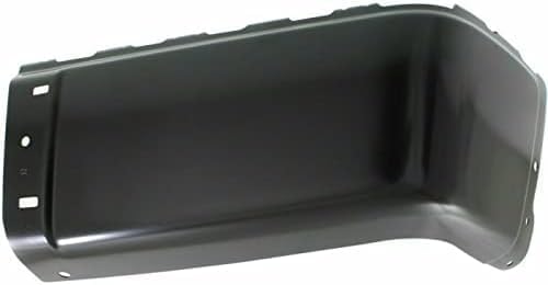 Set Of 2 Rear Bumper End Cap Steel Left Driver & Right Passenger Side Direct Replacement Compatible With 2007-2013 Chevrolet Silverado/GMC Sierra Full Size Pickup GM1105151