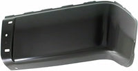 Set Of 2 Rear Bumper End Cap Steel Left Driver & Right Passenger Side Direct Replacement Compatible With 2007-2013 Chevrolet Silverado/GMC Sierra Full Size Pickup GM1105151