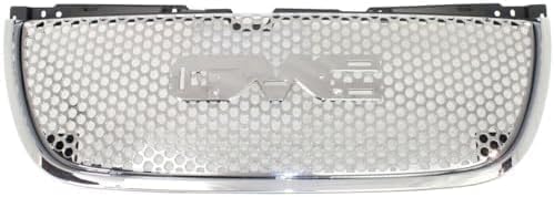 Front Upper & Lower Grilles Direct Replacement Compatible With 2007-2014 GMC Yukon GM1200610 GM1036114 22761715 15264513