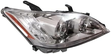 Set Of 2 Front Headlight Lens And Housing Right Passenger & Left Driver Side Direct Replacement Compatible With 2010-2011 Lexus ES350 LX2518116 LX2519116 8113033740 8117033740