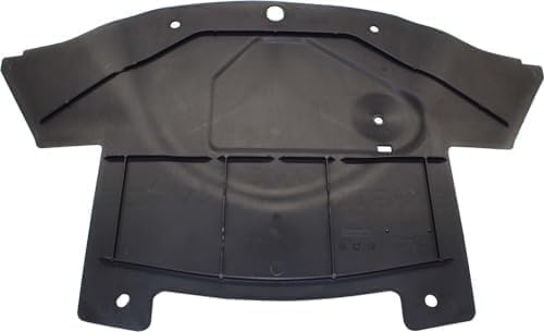 AUTOS PARTS PLUS Front Center Engine Splash Shield Under Cover Plastic Direct Replacement Compatible with 2015-2023 Dodge Charger / 2018-2023 Challenger CH1228138 68214815AA