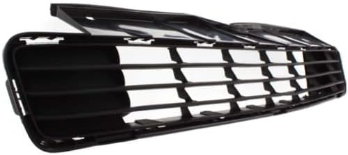 Front Bumper Grille Textured Gray Plastic Direct Replacement Compatible With 2010-2011 Toyota Prius TO1036122 5311247040