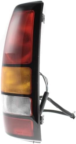 Set of 2 Tail Light Lens And Housing Left Driver & Right Passenger Side Direct Replacement Compatible With 2004-2007 GMC Sierra 1500 2500HD 3500 GM2801177 GM2800177 19169022 19169021