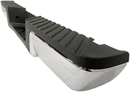 Rear Bumper Face Bar With Mounting Bracket And Pad Provision Chrome Direct Replacement Compatible With 2008-2016 Ford F-Super Duty FO1103148 9C3Z17906B