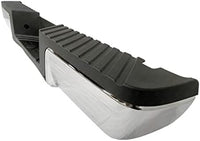 Rear Bumper Face Bar With Mounting Bracket And Pad Provision Chrome Direct Replacement Compatible With 2008-2016 Ford F-Super Duty FO1103148 9C3Z17906B