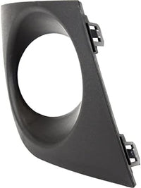 Set Of 2 Front Fog Light Molding Primed Plastic Right Passenger & Left Driver Side Direct Replacement Compatible With 2007-2012 Nissan Versa NI1039112 NI1038112 62256EM30B 62257EM30B