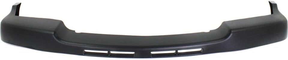 Front Bumper Chrome Steel + Upper Cover Textured + Lower Valance Air Deflector Direct Replacement Compatible With 2001-2002 Chevrolet Silverado 2500HD 3500 GM1002376 GM1051106