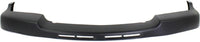 Front Bumper Chrome Steel + Upper Cover Textured + Lower Valance Air Deflector Direct Replacement Compatible With 2001-2002 Chevrolet Silverado 2500HD 3500 GM1002376 GM1051106
