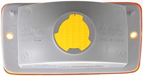 Set Of 2 Front Fender Side-Marker Lamp Lens And Housing Right Passenger & Left Driver Side Direct Replacement Compatible With 1997-2000 Jeep Wrangler CH2520131 55055020AD 55055020AE