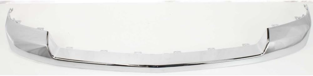 Front Bumper Upper Molding Plastic Chrome Direct Replacement Compatible With 2005-2007 Dodge Dakota CH1044102 55077646AC