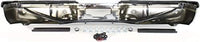 Rear Bumper Face Bar With Mounting Bracket And Pad Provision Chrome Direct Replacement Compatible With 2001-2007 Ford F-Super Duty FO1103173 1C3Z17906DA
