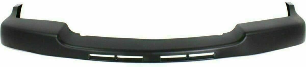 AUTOS PARTS PLUS Front Bumper Chrome Steel With Brackets + Upper Cover Textured + Lower Valance Direct Replacement Compatible With 2001-2002 Chevrolet Silverado 2500HD 3500 GM1051106 GM1092167