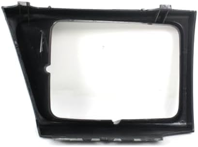 Set Of 2 Front Headlight Door Bezel Argent Plastic Right & Left Side Direct Replacement Compatible With 1992-1996 Ford E-Series Econoline Van FO2513141 FO2512141 F2UZ13064A F2UZ13064B