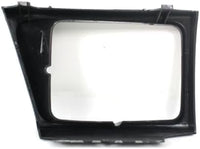 Set Of 2 Front Headlight Door Bezel Argent Plastic Right & Left Side Direct Replacement Compatible With 1992-1996 Ford E-Series Econoline Van FO2513141 FO2512141 F2UZ13064A F2UZ13064B