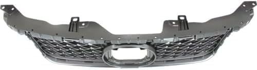 Front Grille Painted Dark Gray Shell And Insert Plastic Direct Replacement Compatible With 2011-2013 Lexus CT200h LX1200143 5311176030