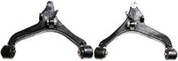Set Of 2 Front Control Lower Arm Without Ball Joint/With Bushing Right Passenger & Left Driver Side Direct Replacement Compatible With 2002-2007 Jeep Liberty 52088636AF 52088637AF