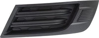 Set Of 2 Front Fog Light Covers Textured Plastic Left Driver & Right Passenger Side Direct Replacement Compatible With 2013-2017 Chevrolet Traverse GM1039151 GM1038151