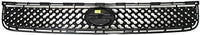 Front Grille Assembly Textured Black Shell And Insert Plastic Direct Replacement Compatible With 2008-2010 Scion tC SC1200106 5310121900 5310121110
