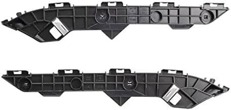 Set Of 2 Rear Bumper Cover Support Bracket Plastic Left Driver & Right Passenger Side Direct Replacement Compatible With 2009-2013 Toyota Corolla TO1143101 TO1142101