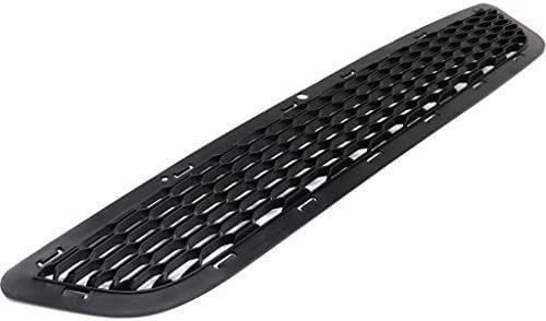 Front Bumper Center Grille Primed Direct Replacement Compatible With 2011-2020 Dodge Journey CH1036139 55000808AC