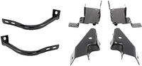 Front Bumper Primed Steel + Grille + Upper Cover + Lower Valance + Brackets + Headlights + Fog Lamps Left & Right Direct Replacement Compatible With 2003-2006 Chevrolet Silverado 1500