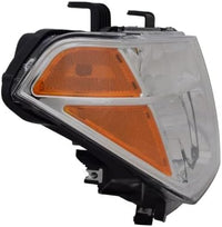 Set Of 2 Front Head Light Assembly Plastic Left Driver & Right Passenger Side Direct Replacement Compatible With 2005-2008 Nissan Frontier / 2005-2007 Pathfinder NI2502157 NI2503157