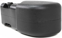 Set Of 2 Front Bumper End Cap Primed Plastic Left Driver & Right Passenger Side Direct Replacement Compatible With 1997-2006 Jeep Wrangler CH1005128 CH1004128 55155756AB 55155757AB