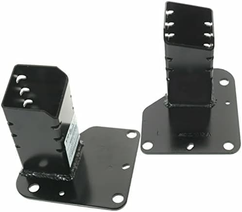 Set of 2 Front Radiator Support Bracket Right Passenger & Left Driver Side Direct Replacement Compatible with 2014-2018 Jeep Cherokee CH1252101 CH1253101 68096086AB 68096087AB