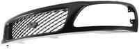 Front Grille Primed Shell And Mesh Insert Plastic Direct Replacement Compatible With 1997-1998 Ford F-150 / F-250 FO1200328 F65Z8200AAN F85Z8200CAA