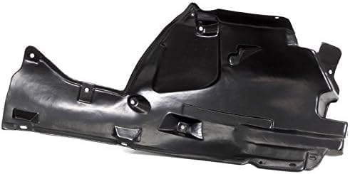 Front Fender Liner Rear Section Right Passenger Side Direct Replacement Compatible With 2007-2008 Infiniti G35 / 2009-2013 G37 IN1249107 63842JK000