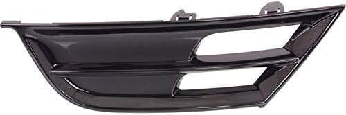 Set Of 2 Front Bumper Grille Textured Right Passenger & Left Driver Side Direct Replacement Compatible With 2015-2017 Chrysler 200 CH1038160 CH1039160 68203015AC 68203014AC