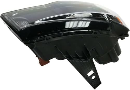 Set Of 2 Head Light Assembly Halogen Black Trim Right Passenger & Left Driver Side Direct Replacement Compatible With 2017-2021 Jeep Grand Cherokee CH2502309 CH2503309 68266647AF