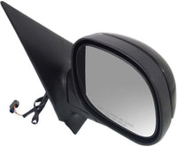 Set of 2 Front Power Mirrors Manual Folding Non-Heated Primed Right Passenger & Left Driver Side Direct Replacement Compatible With 1998-2002 Ford Expedition FO1320199 FO1321199