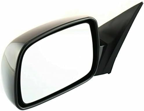 Front Power Mirror Non Folding & Heated Primed Without Auto-Dimming/Memory & Signal Light Left Driver Side Direct Replacement Compatible With 2007-2011 Toyota Camry TO1320215