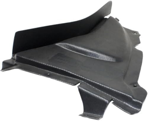 Front Lower Section Fender Liner Plastic Right Passenger Side Direct Replacement Compatible With 2010-2017 BMW 5-Series BM1251128 51757193494