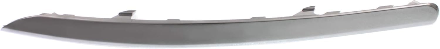 Front Bumper Molding Chrome Left Driver Side Direct Replacement Compatible With 2011-2016 Kia Sportage KI1046103 865813W000