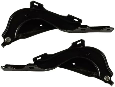 Set of 2 Front Hood Hinge Steel Right Passenger & Left Driver Side Direct Replacement Compatible with 2019-2022 Jeep Cherokee CH1236161 CH1236160 68290462AB 68290463AB