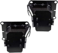 Set Of 2 Front Bumper Mounting Stay Brackets Steel Left Driver & Right Passenger Side Direct Replacement Compatible With 2002-2004 Nissan Altima NI1066124 NI1067124