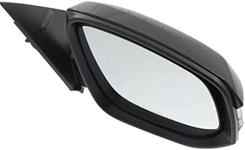 Set Of 2 Front Power Mirror Manual Folding Heated Primed Right Passenger & Left Driver Side With LED Signal Light Replacement Compatible With 2013-2015 Toyota RAV4 TO1321310 TO1320310