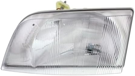 Set Of 2 Front Head Light Assembly Lens And Housing Left Driver & Right Passenger Side Direct Replacement Compatible With 1998-2011 Volvo VN-Series VO2519105 VO2518105